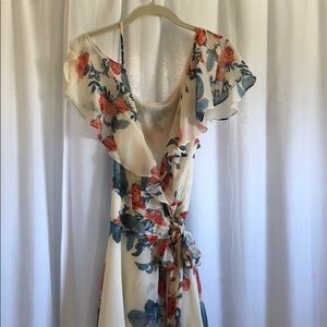 Floral Wrap dress